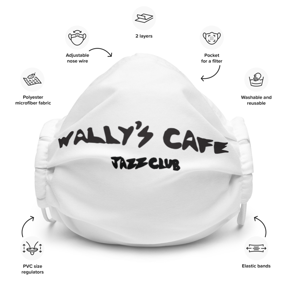 Wally's Cafe Jazz Club Face Mask