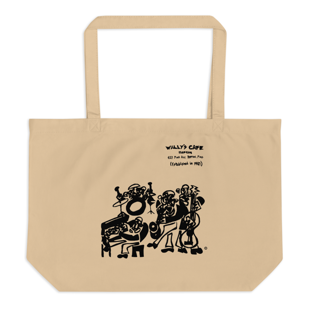 Wally's Cafe Jazz Club Large Tote Bag