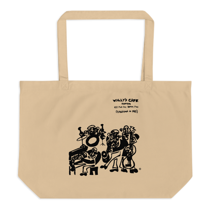 Wally's Cafe Jazz Club Large Tote Bag