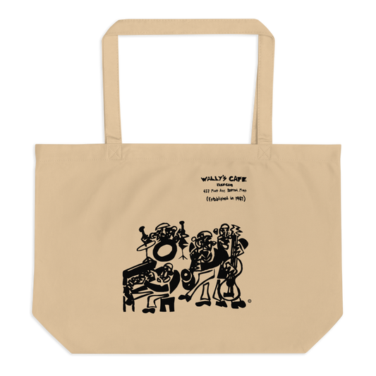 Wally's Cafe Jazz Club Large Tote Bag