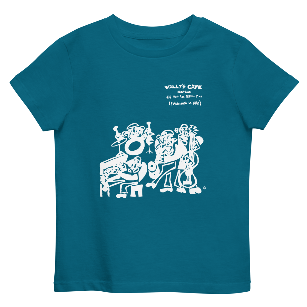 Wally's Cafe Jazz Club Kids Organic T-Shirt