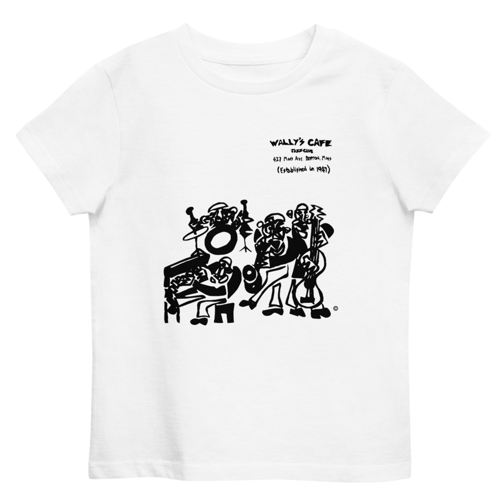 Wally's Cafe Jazz Club Kids Organic T-Shirt