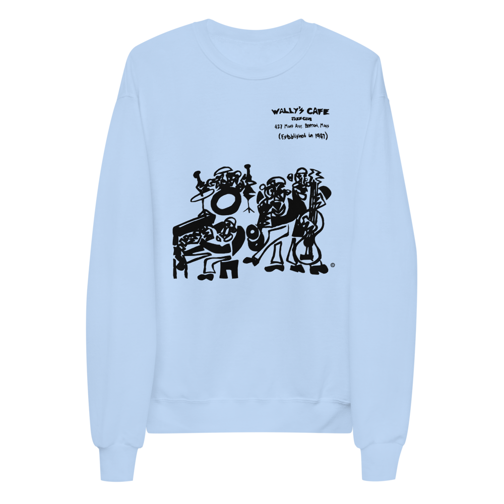 Wally's Cafe Jazz Club Fleece Sweatshirt