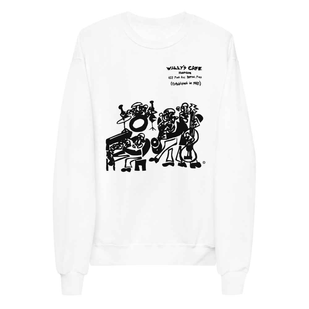 Wally's Cafe Jazz Club Fleece Sweatshirt