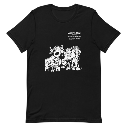 Wally's Cafe Jazz Club Short Sleeve T-Shirt