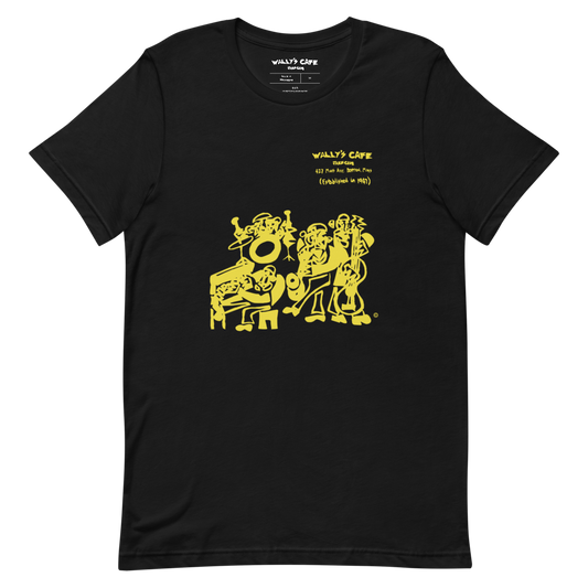 Wally's Cafe T-Shirt (Black/Yellow)