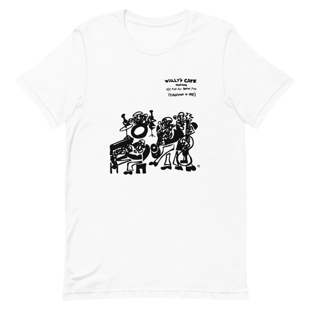 Wally's Cafe Jazz Club Short Sleeve T-Shirt