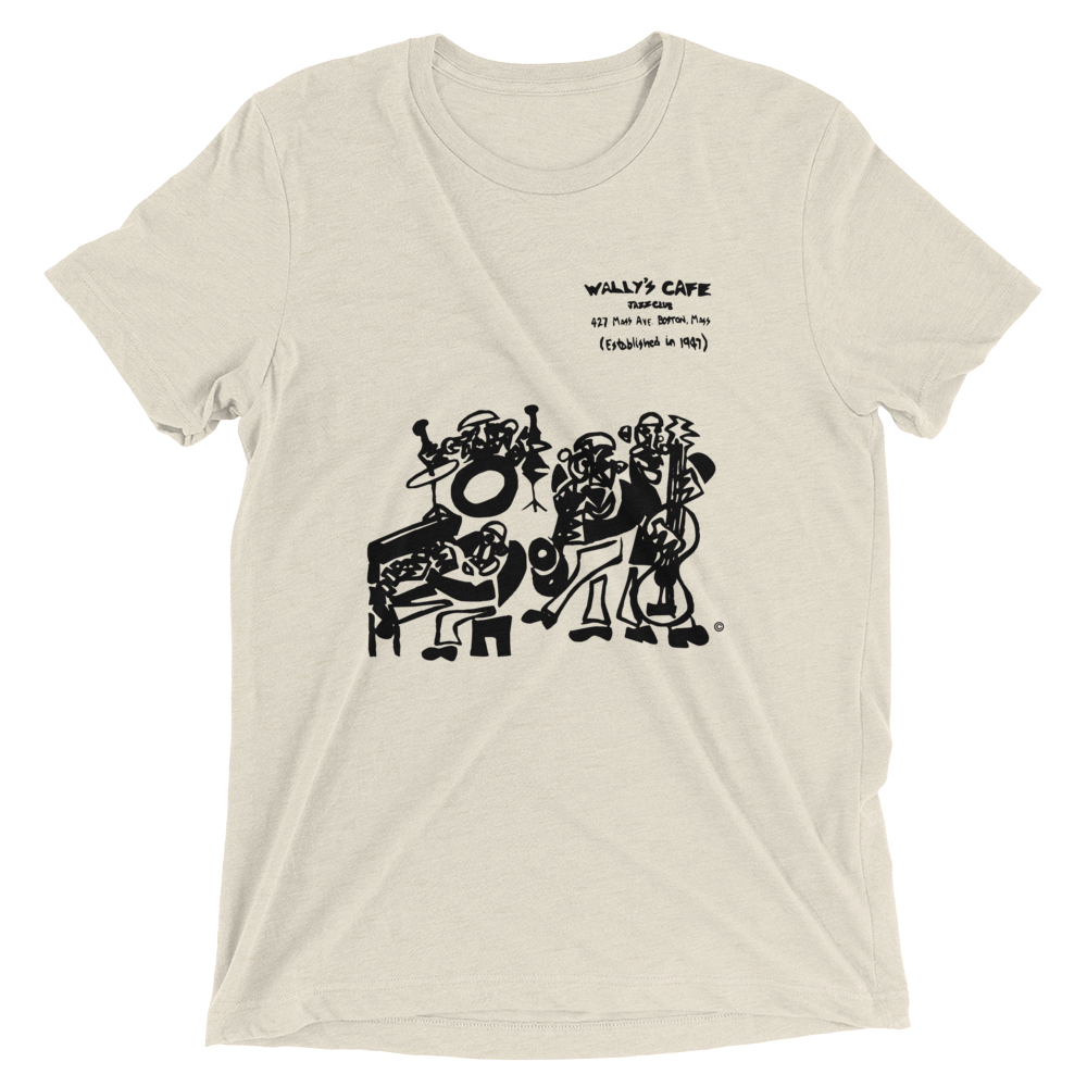 Wally's Cafe Jazz Club Tri-blend T-Shirt